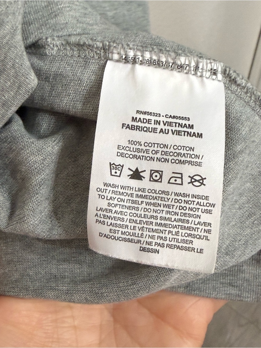 Nike Sportswear Women's Multi Logo Cropped Graphic Tee Grey Heather XS - Picture 6 of 7